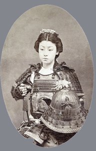 Una samurai femmina da Japanese Photographer
