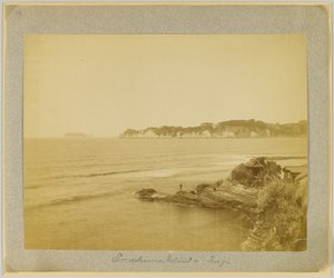 Isola di Enoshima, Fuji, Giappone (foto b/n) da Japanese Photographer