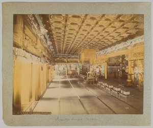 Interno del tempio Jemitsu, Nikko, Giappone