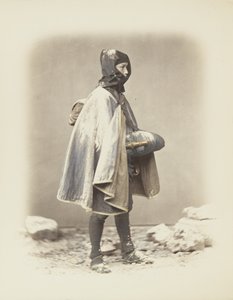 Uomo giapponese nella neve da Japanese Photographer