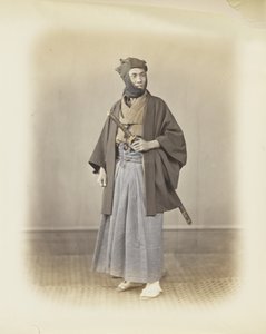 Uomo giapponese in abito tradizionale da Japanese Photographer