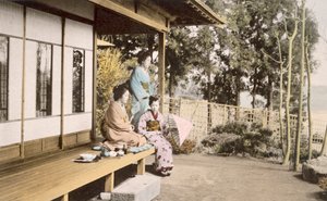 Signore a casa da Japanese Photographer