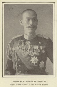 Tenente Generale Muraki, Gran Ciambellano del Principe della Corona da Japanese Photographer