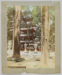Pagoda nel Parco di Uyeno, Tokyo, Giappone da Japanese Photographer