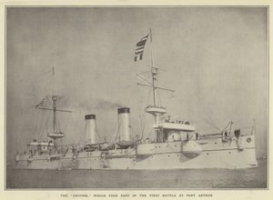 La Chitose, che partecipò alla prima battaglia di Port Arthur