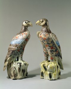 Una coppia di aquile di Arita, 1695