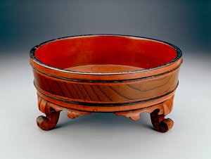 Bacino usato per una cerimonia di lavaggio delle mani buddista, 1345 o 1406