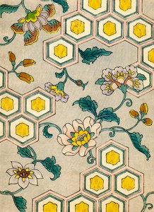 Fiori su sfondo a nido d