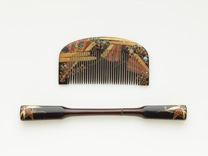 Pettine e fermaglio per capelli, fine XIX-inizio XX secolo