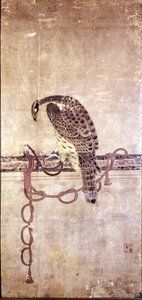 Falco. Opera giapponese del XV secolo di Daysen. Genova, Museo Chiossone. da Japanese School