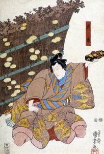 Stampa giapponese: dono, n.d. da Japanese School