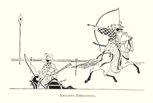 Cavalieri in esercizio da Japanese School