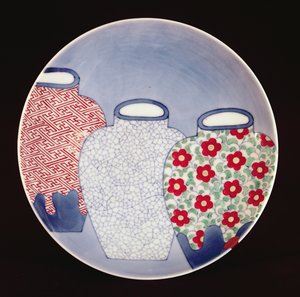Piatto Nabeshima, periodo Edo (porcellana)
