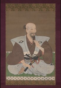Ritratto di un guerriero da Japanese School
