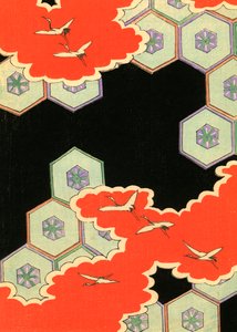 Nuvole Rosse con Gru Volanti da Japanese School