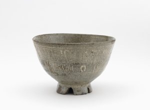 Ciotola da tè in stile mishima, prefettura di Saga, periodo Edo, inizio XVII secolo da Japanese School