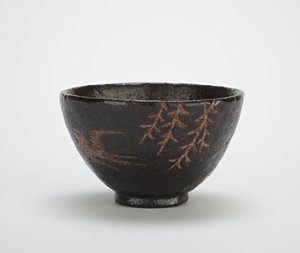 Ciotola da tè, laboratorio sconosciuto di Raku da Japanese School
