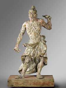Guardiano del tempio, c.1300-1400 (legno)