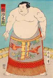 Il lottatore di sumo Asashio Taro da Japanese School