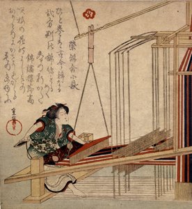 Tessitura in Giappone nel XVIII secolo