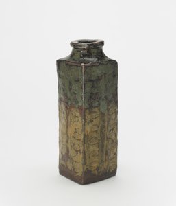 Vaso Yatsushiro o Shodai a forma di cong cinese arcaico da Japanese School