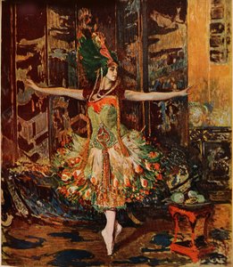 Tamara Karsavina. Copertina della rivista Jugend, 1914