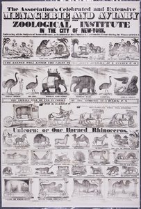 La celebre e vasta menagerie e aviario dell
