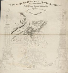 La gloriosa difesa della cittadella di Anversa, dicembre 1832. Monumento nazionale a Sua Maestà il Re, Guglielmo I da Ja.s Wyld