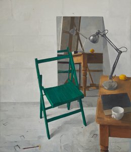 Studio Interior, 2016 (olio su tela)