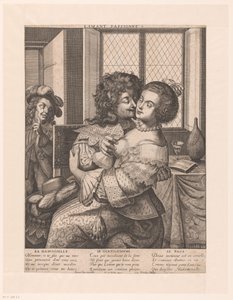 Coppia innamorata da Jaspar de Isaac (attributed to)