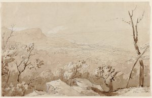 Una vista da Bald Mountain, Orange County, N.Y. da Jasper F. Cropsey