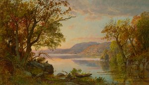 Uno scorcio di Greenwood Lake da Jasper Francis Cropsey