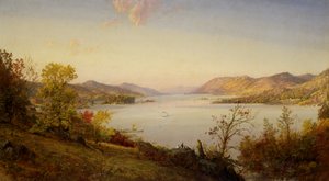 Greenwood Lake, 1875 da Jasper Francis Cropsey