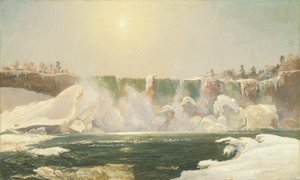 Cascate del Niagara in inverno da Jasper Francis Cropsey