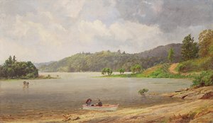 Sul lago Wawayanda, New Jersey da Jasper Francis Cropsey
