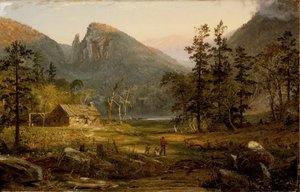 Casa del Pioniere, Eagle Cliff, White Mountains, 1859 da Jasper Francis Cropsey
