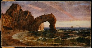 Tramonto a Etretat, 1894