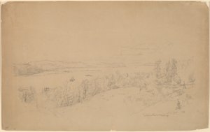 Il Fiume Hudson a Hastings