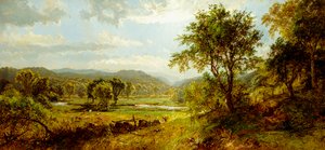 Il fiume Saw Mill da Jasper Francis Cropsey