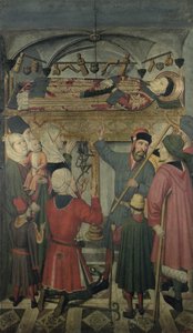 Esorcismo di un uomo posseduto sotto la Tomba di San Vincenzo di Saragozza (d.304) dall