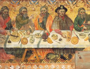 Cena Santa, (dettaglio) da Jaume the elder Ferrer