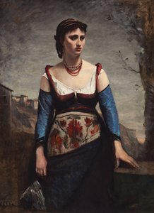 Agostina da Jean-Baptiste-Camille Corot