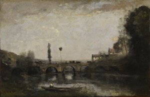 Paesaggio con ponte da Jean-Baptiste-Camille Corot
