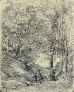 Il giardino di Orazio da Jean-Baptiste-Camille Corot