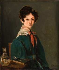 Mme Lemaistre, nata Blanche Sennegon, nipote di Corot da Jean-Baptiste-Camille Corot