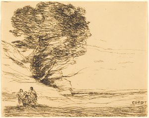 Souvenir di Antibes da Jean-Baptiste-Camille Corot