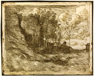 Ricordo di Ostia da Jean-Baptiste-Camille Corot