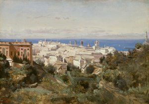 Veduta di Genova da Jean-Baptiste-Camille Corot