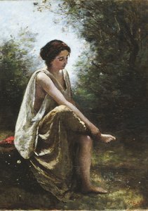 Euridice ferita da Jean-Baptiste-Camille Corot