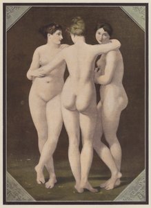 Le tre Grazie da Jean Baptiste (after) Regnault